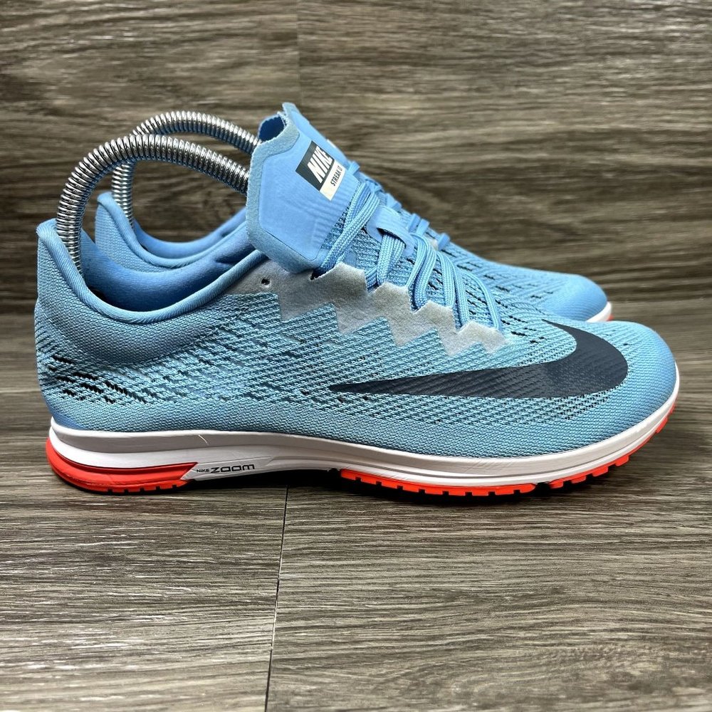 Nike Air Zoom Streak LT 4 Blue Marathon Running Shoes Women's Size 7